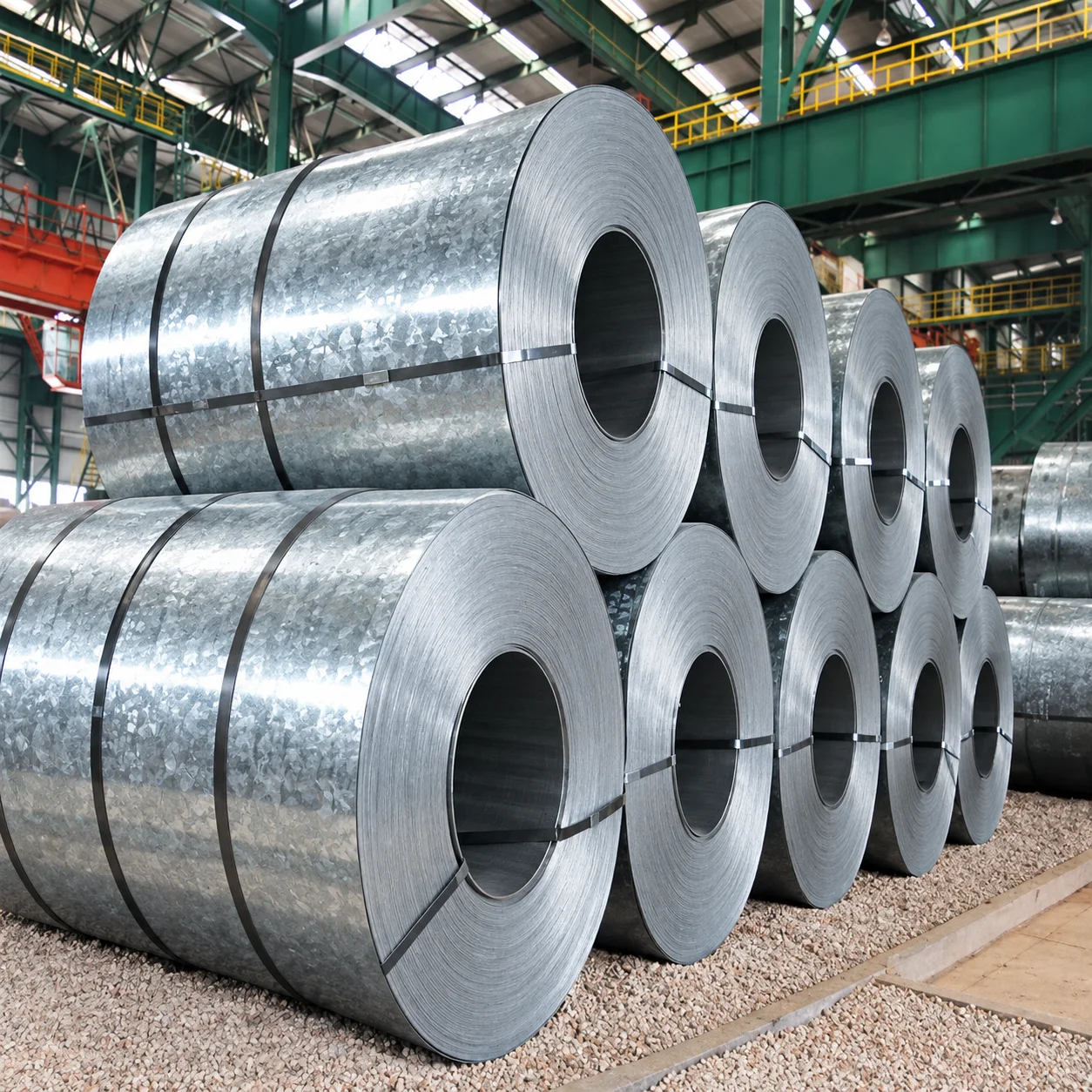 GI Coils/GI Sheets stock at Mufaddal Steel Dubai