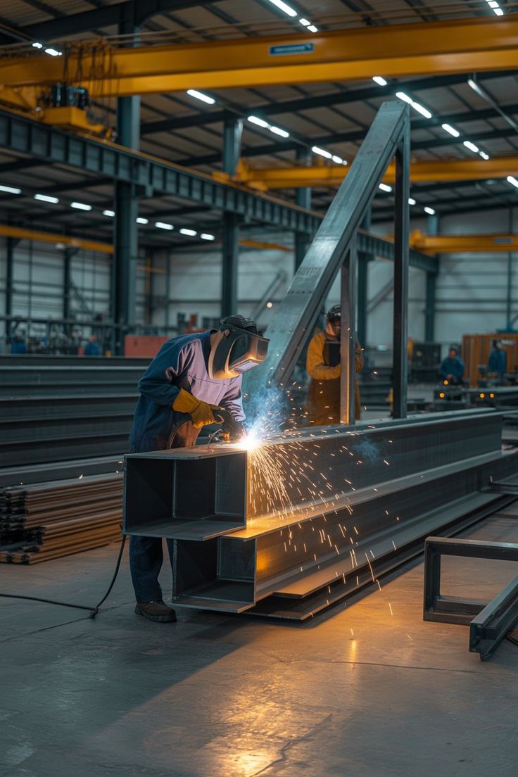 Steel fabrication and manufacturing workshop supplied by Mufaddal Steel